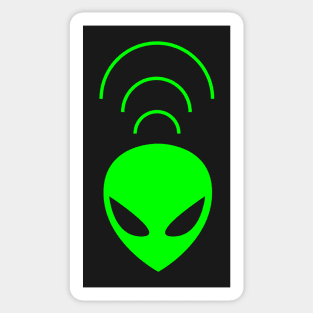 Telepathy Alien Sticker